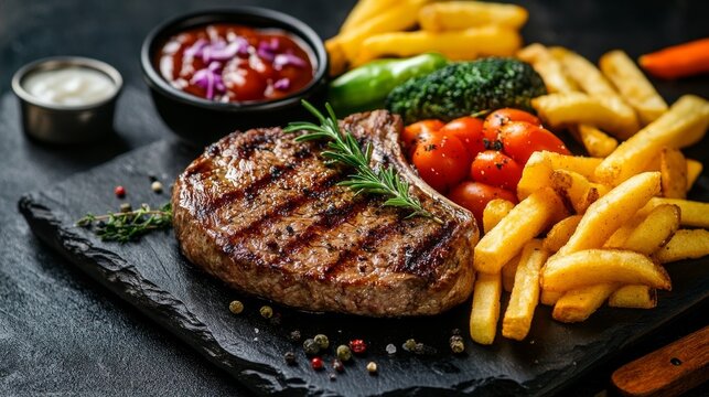 Steak w/ sides