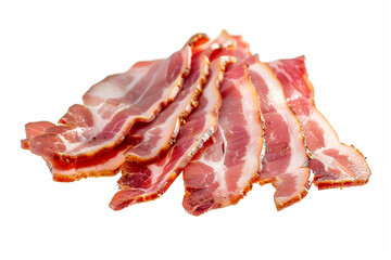 Obraz premium Slices of Raw Bacon