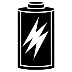Battery Silhouette Vector Design