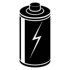 Battery Silhouette Vector Design