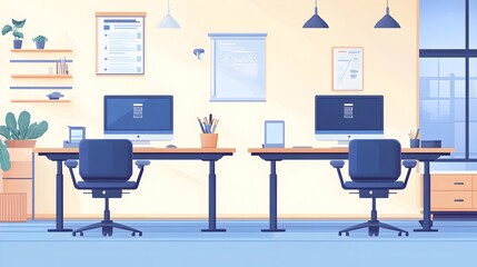 Automated and IoT enabled smart office desks that can intelligently adjust their height and position to provide an optimized ergonomic and productive workspace for modern flexible