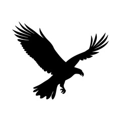 Obraz premium Silhouette of a Condor vector illustration