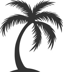 Palm tree silhouette