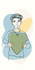 3d Cartoon Male Character Rendering