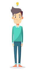 3d Cartoon Male Character Rendering