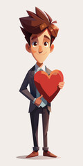 3d Cartoon Male Character Rendering