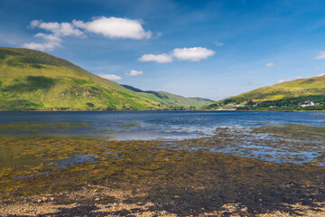 Panoramic views in Connemara National Park. County Galway, Ireland.