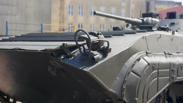 Soviet light reconnaissance tank from the Cold War