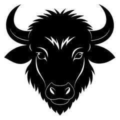 Bison Silhouette Vector Art
