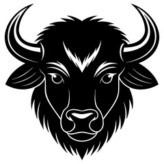 Bison Silhouette Vector Art