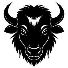 Bison Silhouette Vector Art