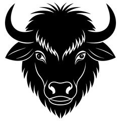 Bison Silhouette Vector Art