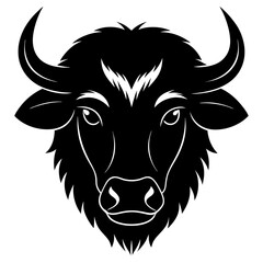 Bison Silhouette Vector Art