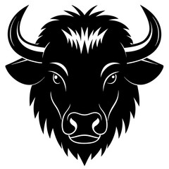 Bison Silhouette Vector Art