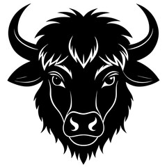 Bison Silhouette Vector Art