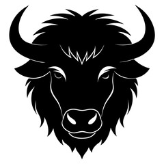 Bison Silhouette Vector Art
