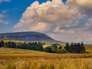 Scenic Landscape from Altachullion Viewpoint, Cuilcagh Lakelands Geopark, County Cavan, Ireland