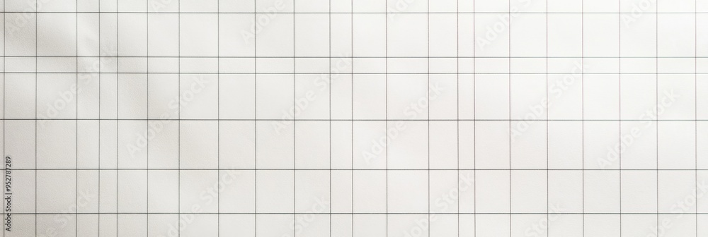 Poster a grid paper texture fills the view, highlighted by soft shadows that enhance its depth. the clean b