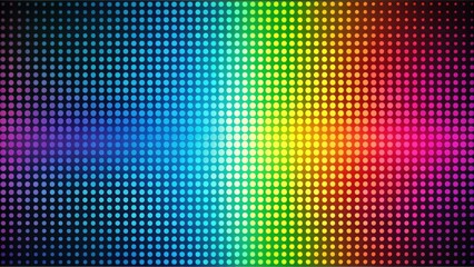 Obraz premium Abstract digital halftone background with colorful dots and gradient effect, halftone, abstract, digital, background, dots