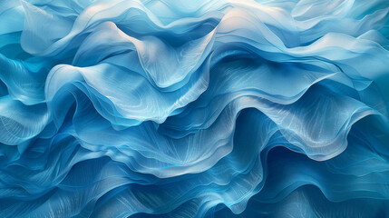 Obraz premium Blue Fabric Abstract Background