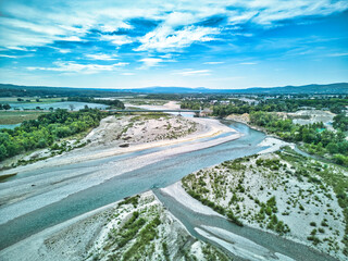 Durance River - Near Manosque (Provence, France)