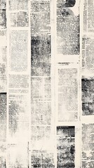 Fototapeta premium Old Newspaper, Magazine, Newsstand, Newspapers, Press, Abstract Image, Texture, Pattern Background, Wallpaper, Cover and Screen of Smartphone, Cell Phone, PC, Laptop, 9:16 and 16:9 Format