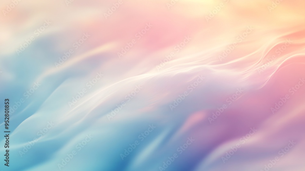 Poster high-resolution image of a softly blurred abstract background with pastel colors and gentle gradient