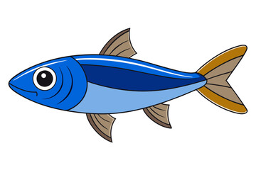 Fototapeta premium Herring Fish in Various Styles and Colors on White Background - Vector Art