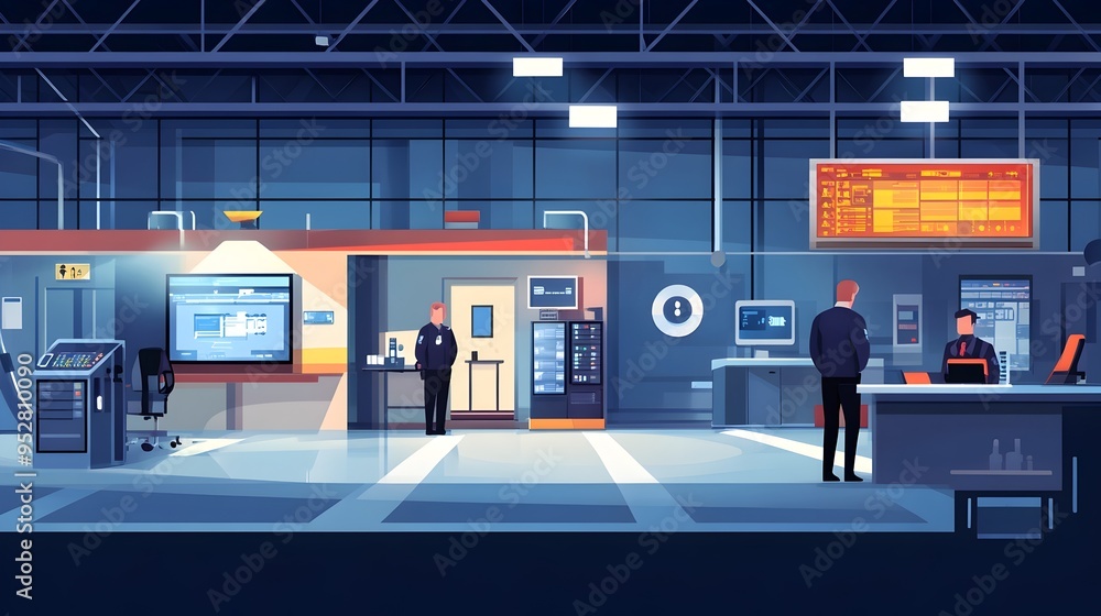 Poster smart dispatch systems leveraging iot technology to optimize police station infrastructure and for e