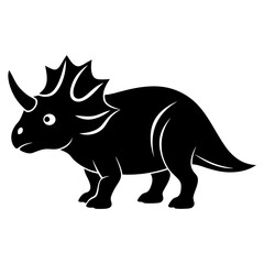 Triceratops Vector Art