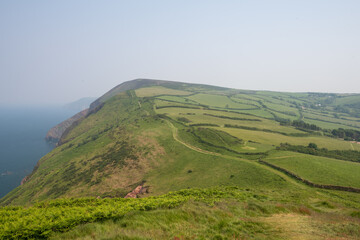 Landscape photo of Great Hangman mountain on the north devon coast