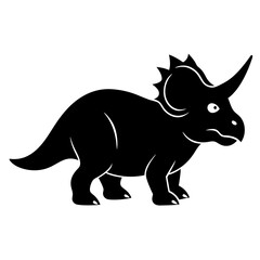 Triceratops Vector Art