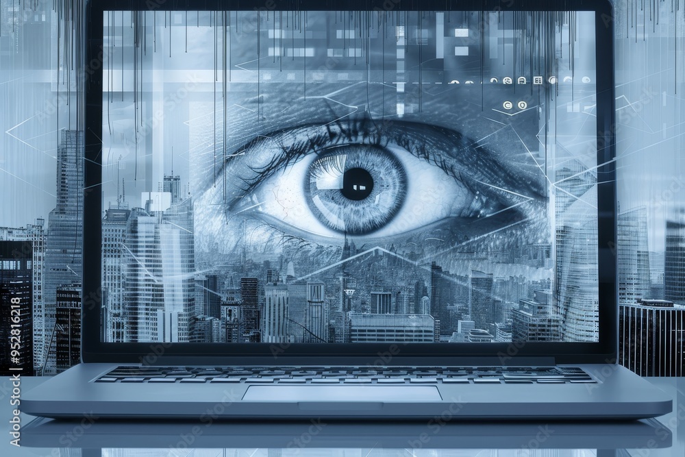 Aufkleber laptops enable visual recognition capabilities