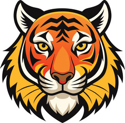 Obraz premium tiger head vector