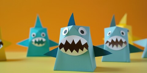 Children s Crafts Workshop DIY Shark Craft Tutorial Step 5 Attach Eyes