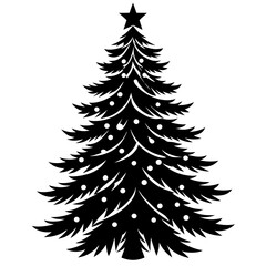 Fototapeta premium christmas tree vector