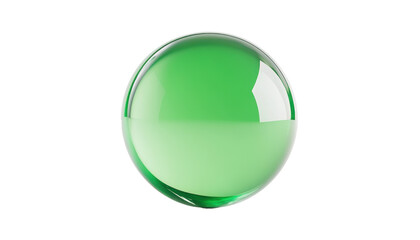Shiny green sphere, Perfect for vibrant visuals