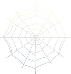Obraz premium Halloween Spider Web (Gradient Color Style)