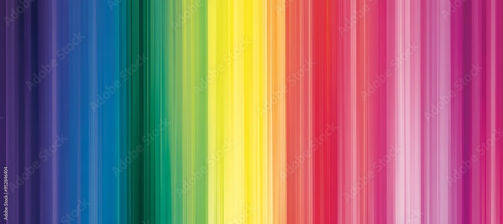 Poster a colorful rainbow gradient background with a large text space