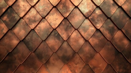 Metal old grunge copper bronze rusty texture, gold background effect wallpaper. Grunge metallic tile design, rustic marble stone texture, oxidation on iron plate.