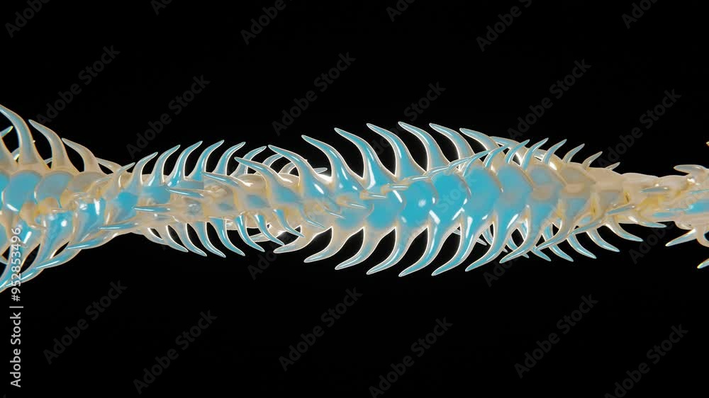 Poster abstract 3d dna liquid vibrant gradient colours neon cyber punk pop cool snake spine spiky stylish t