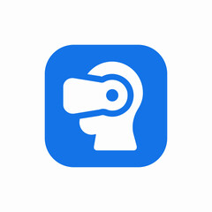 vr virtual reality glasses icon