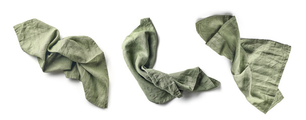 green cotton napkins
