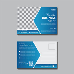 Postcard on Digital Marketing Concept