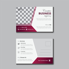 modern Corporate Postcard design template
