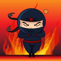 cartoon halloween monster