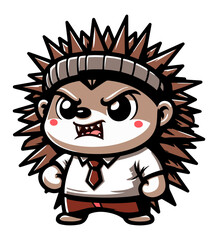 hedgehog angry