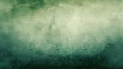 Abstract green grunge background texture with fog, vintage paper