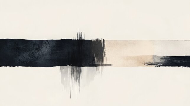 Nordic Abstract watercolor oil painting. Winter mood. Abstraction art background. Oil on canvas. Golden texture. Fragment of artwork. Paint spots. Strokes of paint. Colorful canvas.