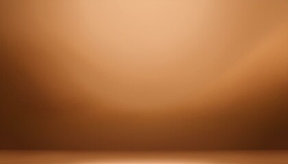 Abstract brown gradient well used as background for product display.
